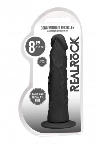 Real Rock - Dong Without Testicles 8 inches - Black - Image 2