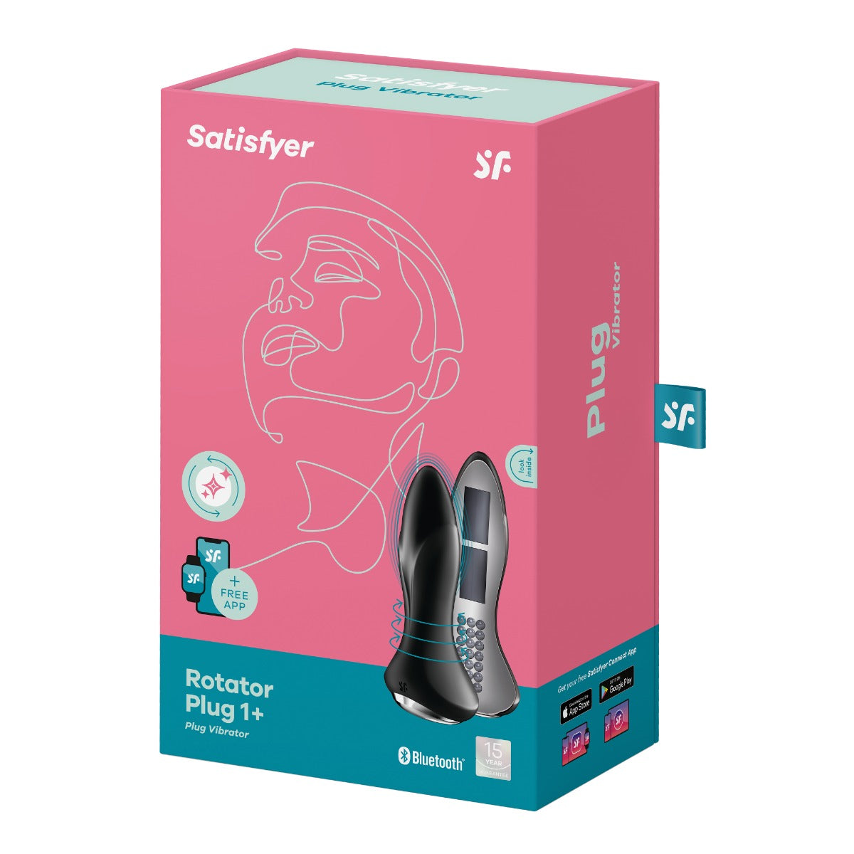 Satisfyer Rotator Plug 1+ - Black