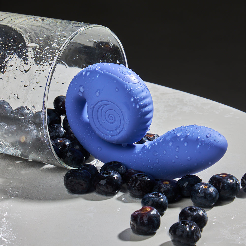 SVibe Snail GIZI Lite Vibrator- Juicy Blueberry by Snail Vibe - Image 2