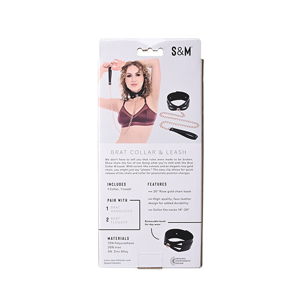 S&M Brat Collar & Leash by Sex & Mischief - Image 4