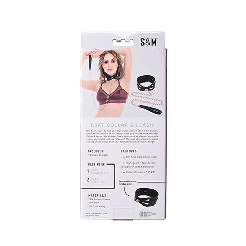 S&M Brat Collar & Leash by Sex & Mischief - Image 4