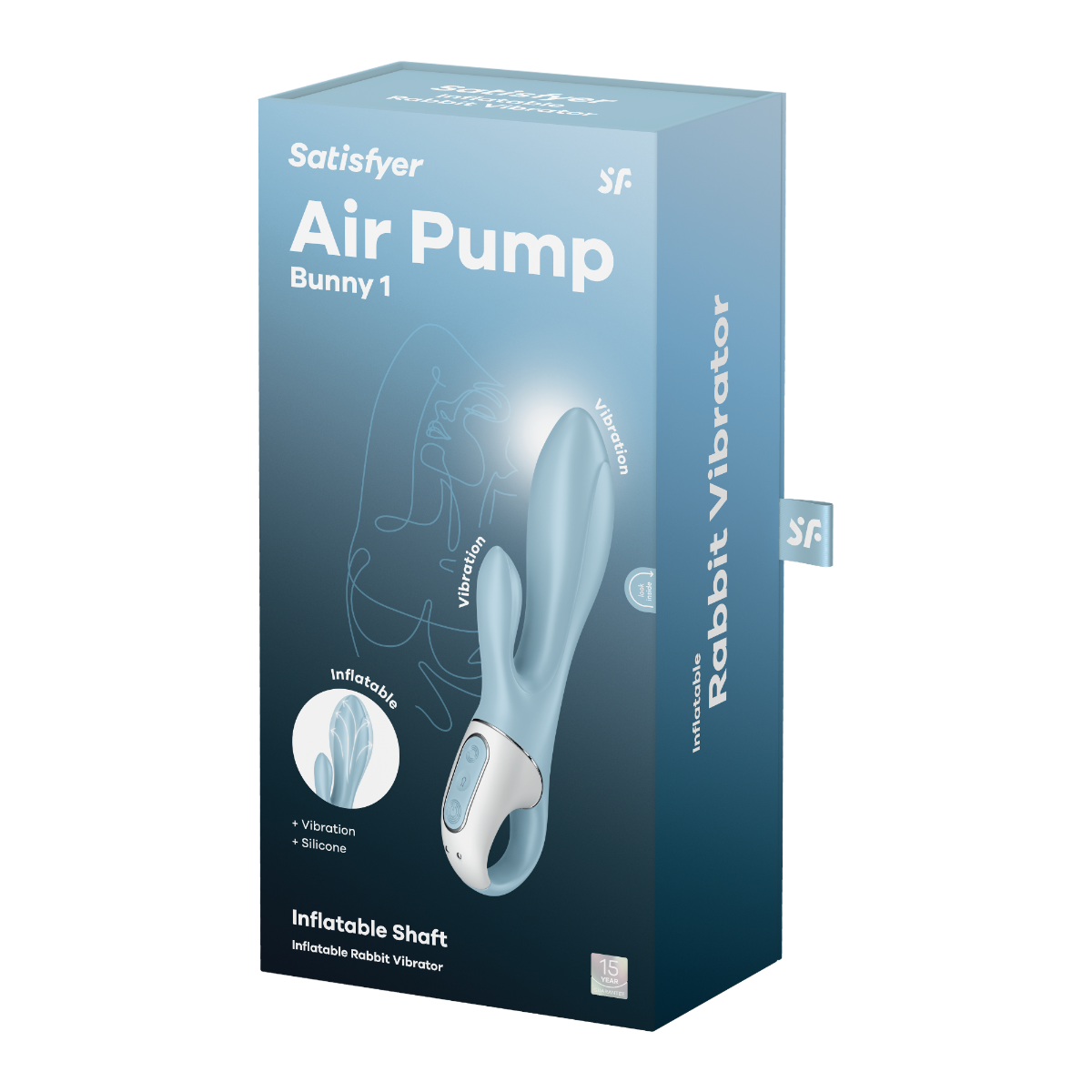 Satisfyer Air Pump Bunny 1 - Ice Blue