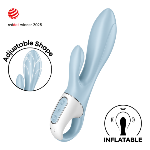 Satisfyer Air Pump Bunny 1 - Ice Blue - Image 2