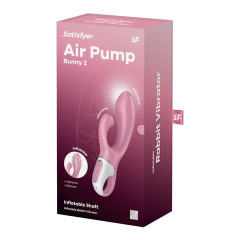 Satisfyer Air Pump Bunny 2 - Light Red