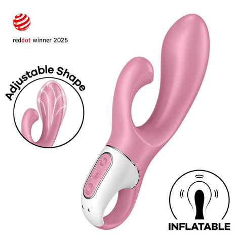 Satisfyer Air Pump Bunny 2 - Light Red - Image 2