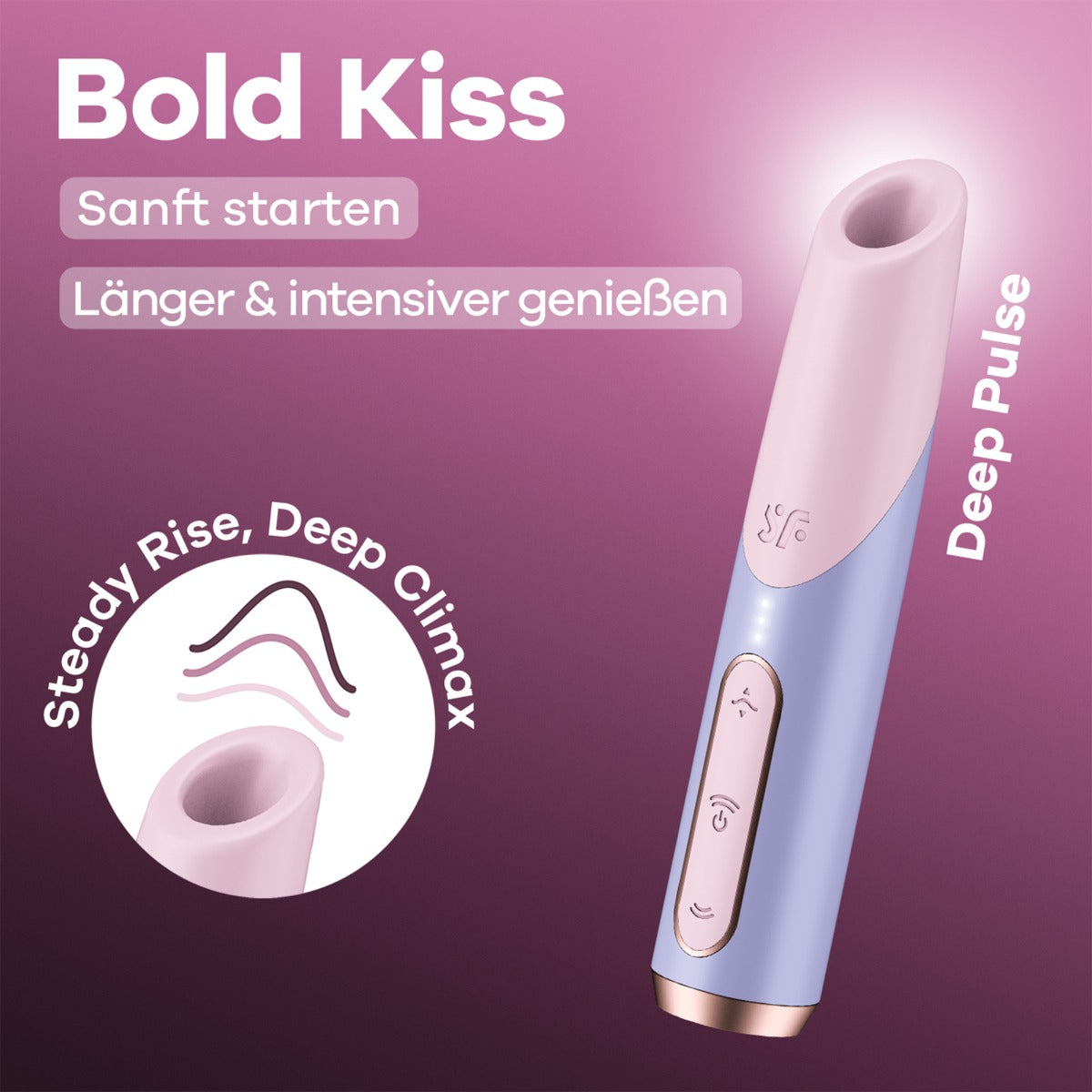 Satisfyer Bold Kiss - Violet - Image 2
