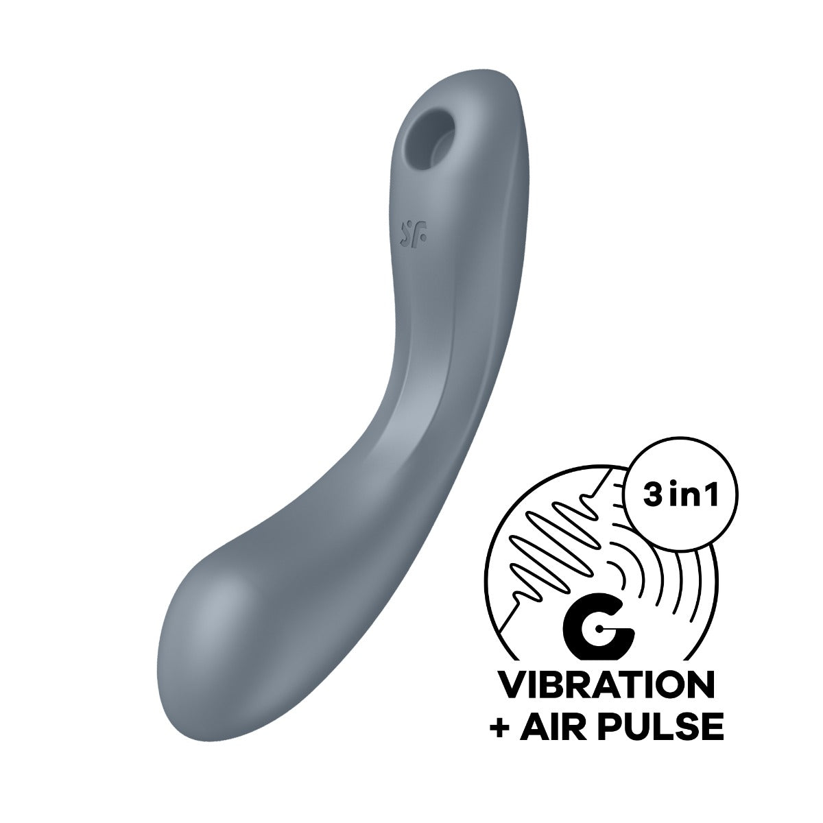 Satisfyer Curvy Trinity 1 - Bluegrey - Image 2