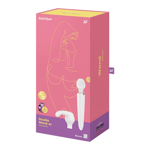 Satisfyer Double Wand-er white incl. Bluetooth and App - Image 3