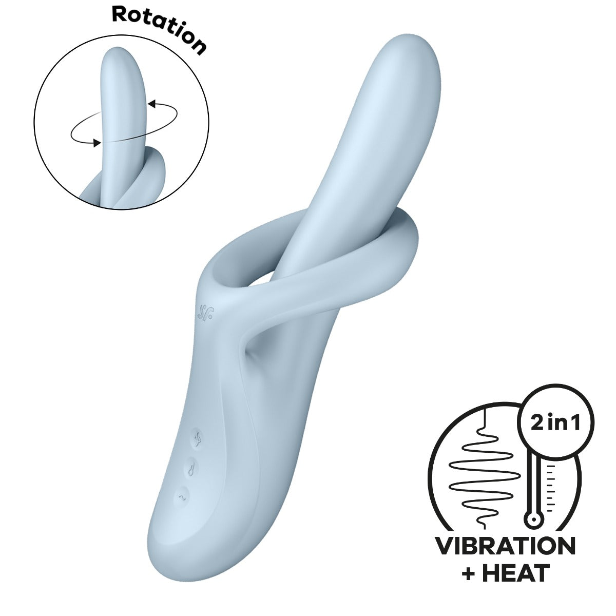 Satisfyer Heat Flex 4 - Light Blue - Image 2