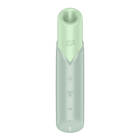 Satisfyer Naughty Kiss - Mint - Image 4