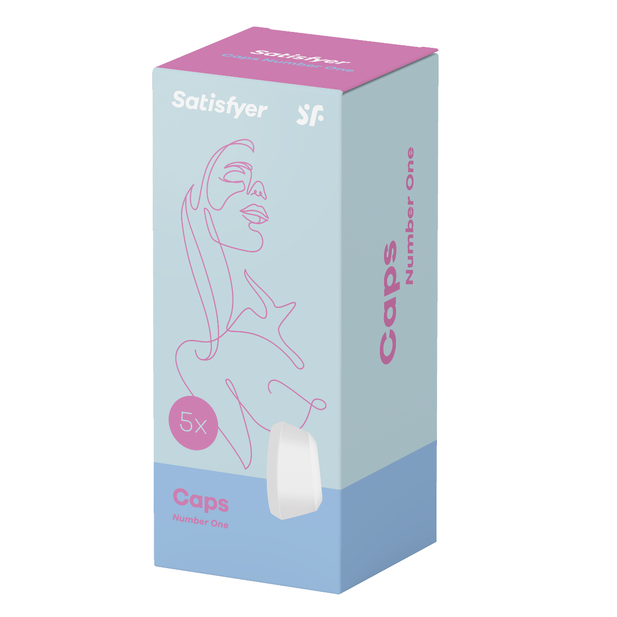 Satisfyer 1 Next Generation Silicone Suction Head 5 Pack - Image 3