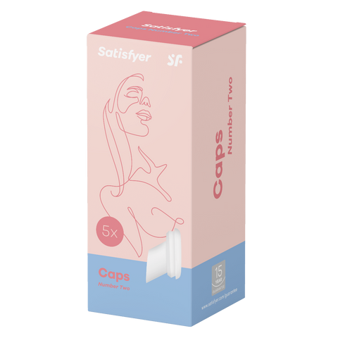 Satisfyer 2 Next Generation Silicone Suction Head 5 Pack - Image 3
