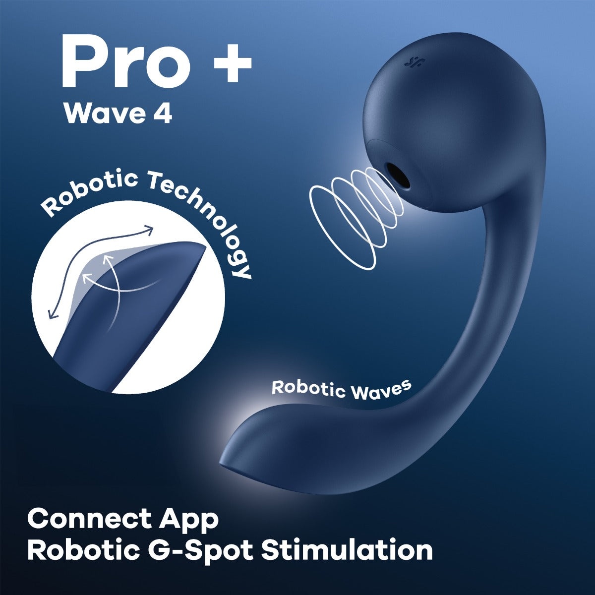 Satisfyer Pro+ Wave 4 - Dark Blue - Image 3