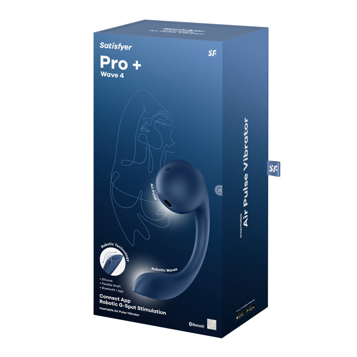 Satisfyer Pro+ Wave 4 - Dark Blue
