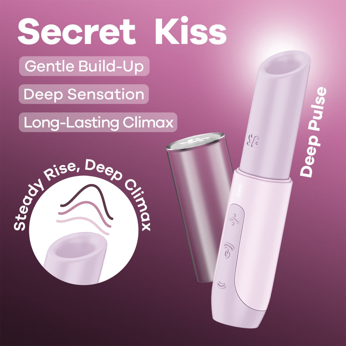 Satisfyer Secret Kiss - Blush Pink - Image 2