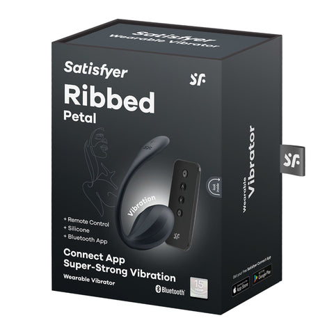 Satisfyer Ribbed Petal - Black