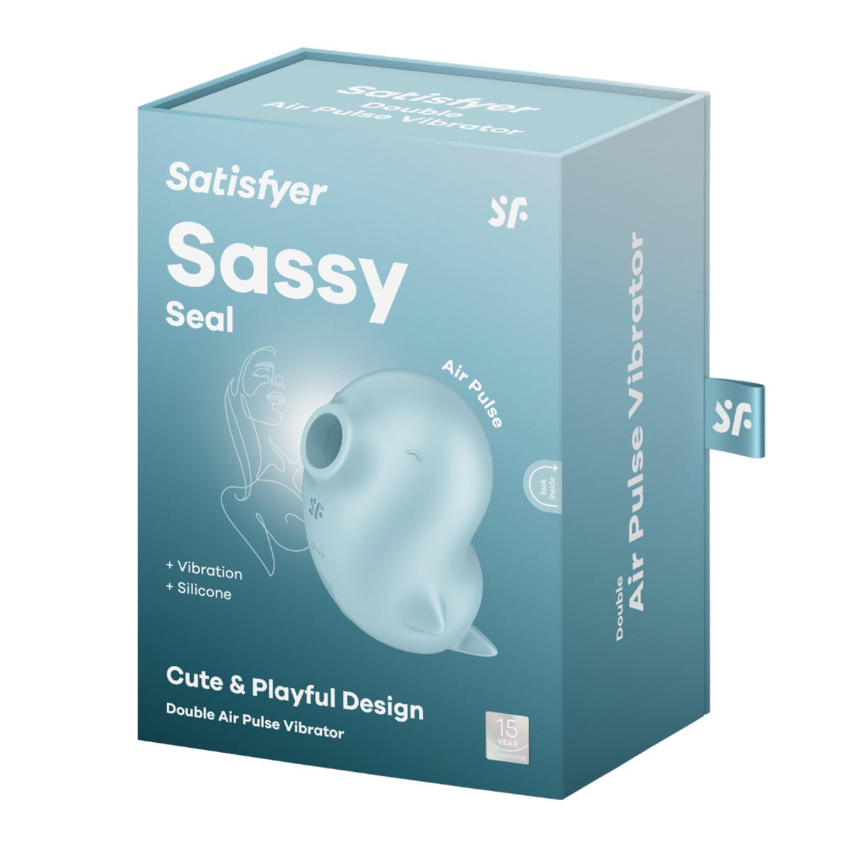 Satisfyer Sassy Seal - Ice Blue