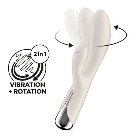 Satisfyer Spinning Rabbit 1 - Beige - Image 2