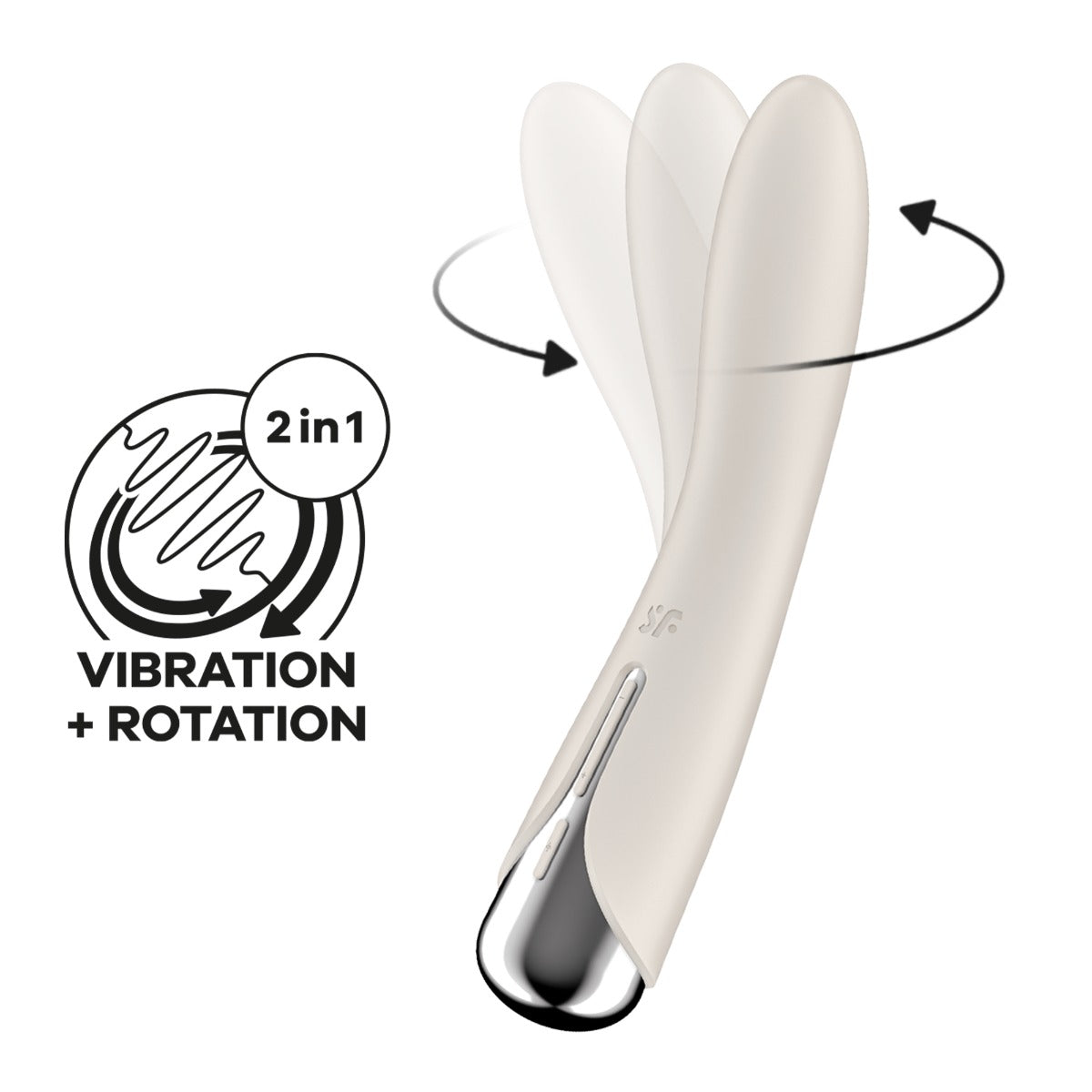 Satisfyer Spinning Vibe 1 - Beige - Image 2