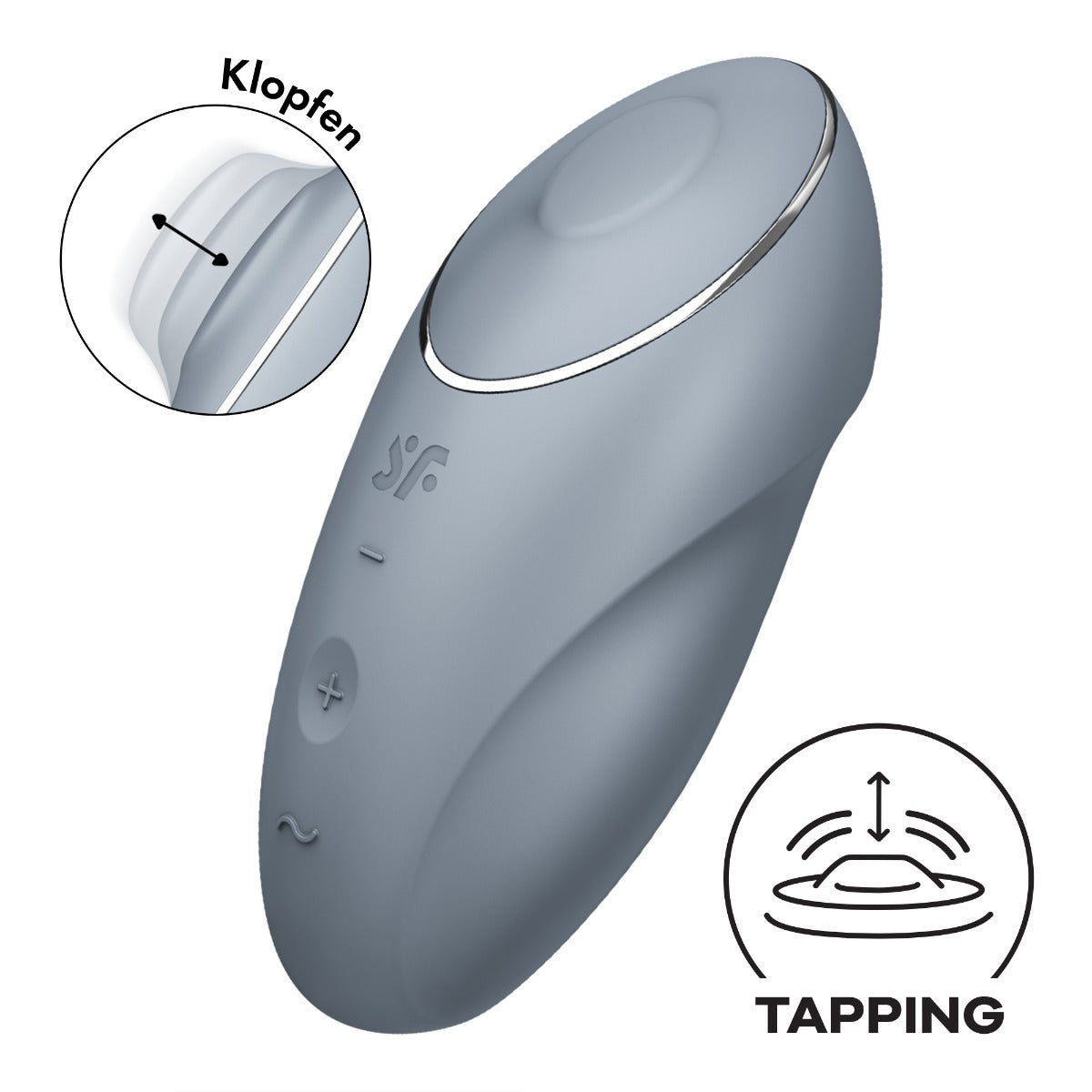 Satisfyer Tap & Climax 1 - Bluegrey - Image 2