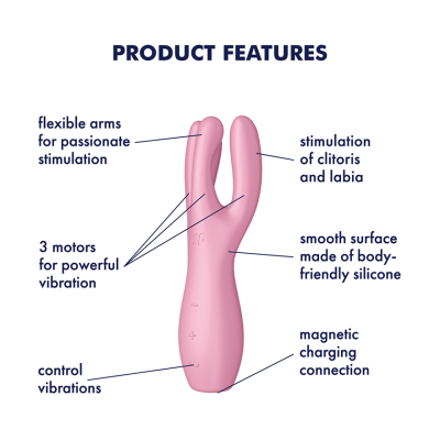 Satisfyer Threesome 3 - pink - Image 3