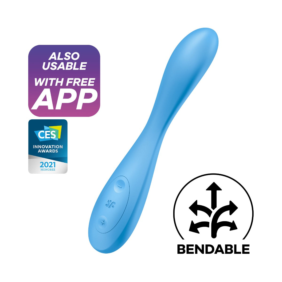 Satisfyer G-Spot Flex 4+ - Blue - Image 2