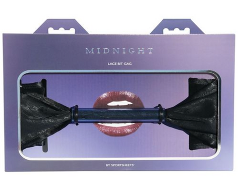 Midnight Lace Bit Gag by Sportsheets