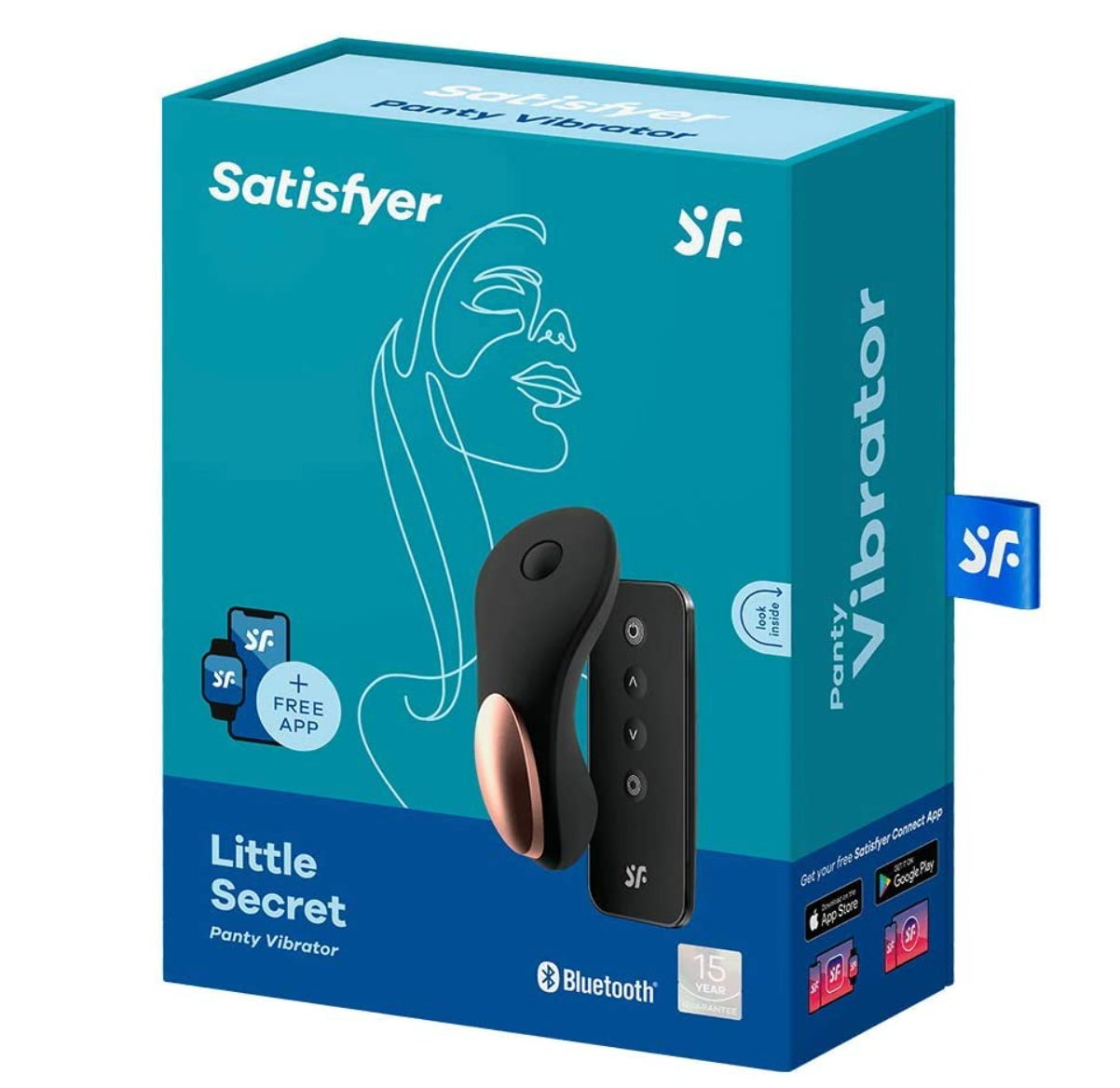 Satisfyer Little Secret Panty Vibrator - Black - Image 2