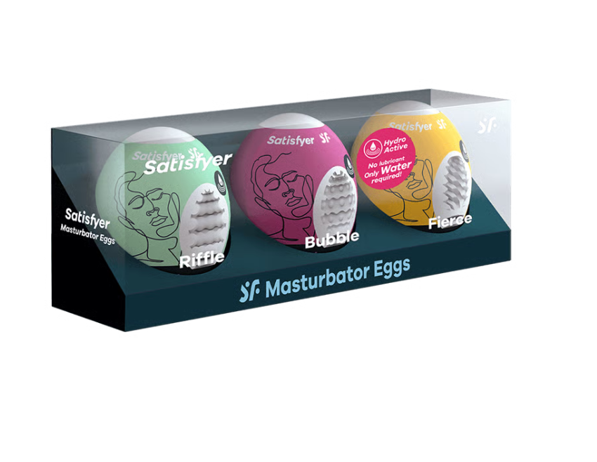 Satisfyer 3er Set Riffle Bubble Fierce - Assorted