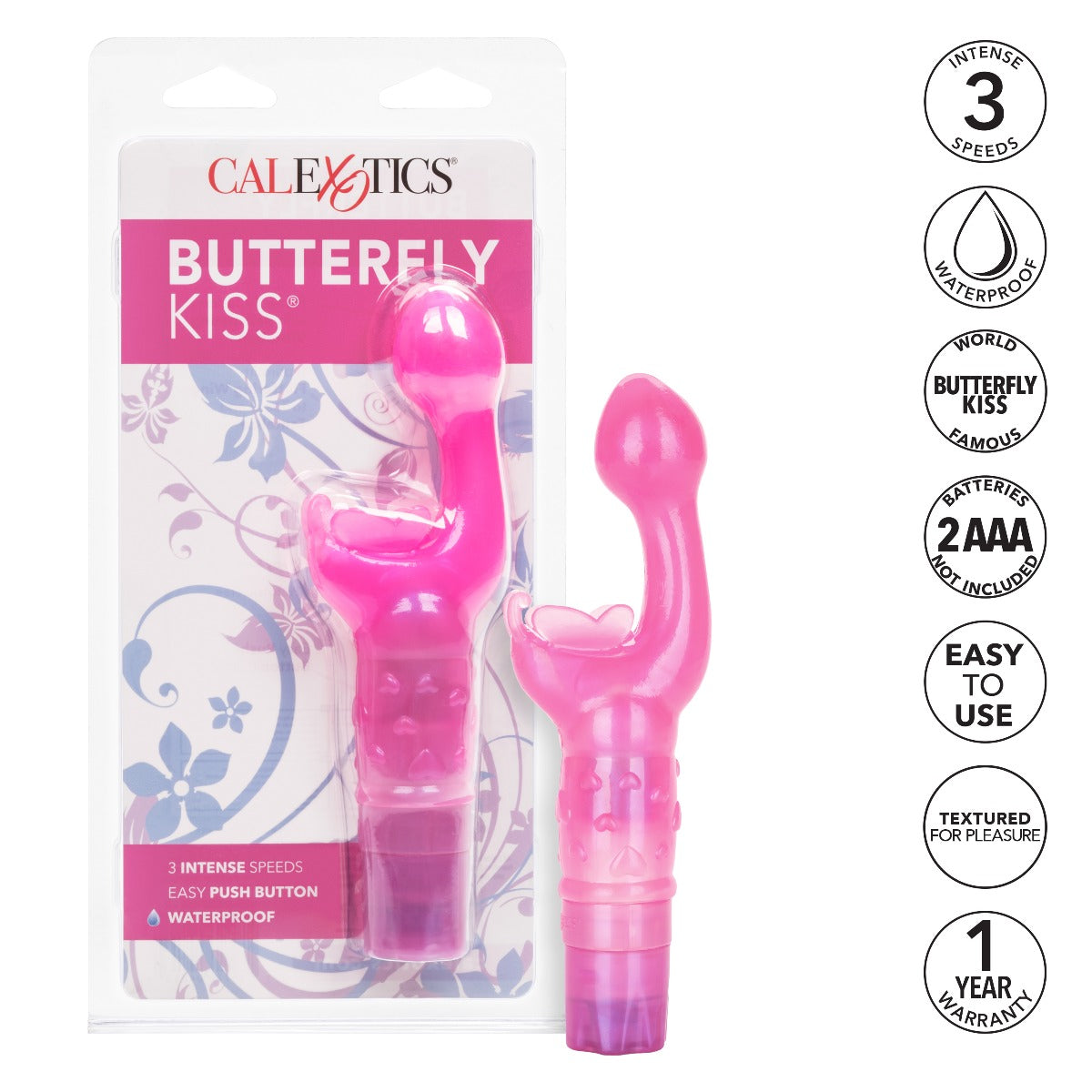 The Original Butterfly Kiss - Pink by California Exotics - Image 4