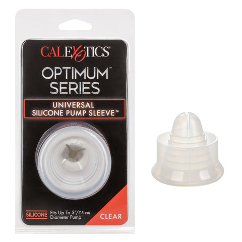 Universal Sili Pump Sleeve - Clear by California Exotics