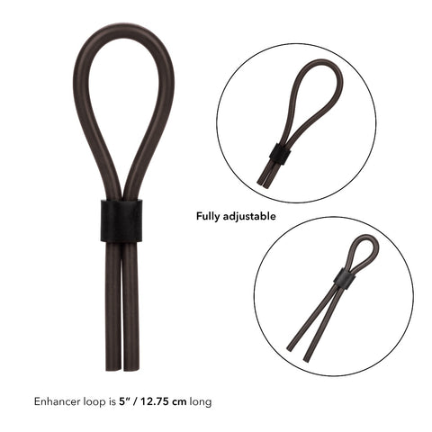 Silicone Stud Lasso - Black by California Exotics - Image 4