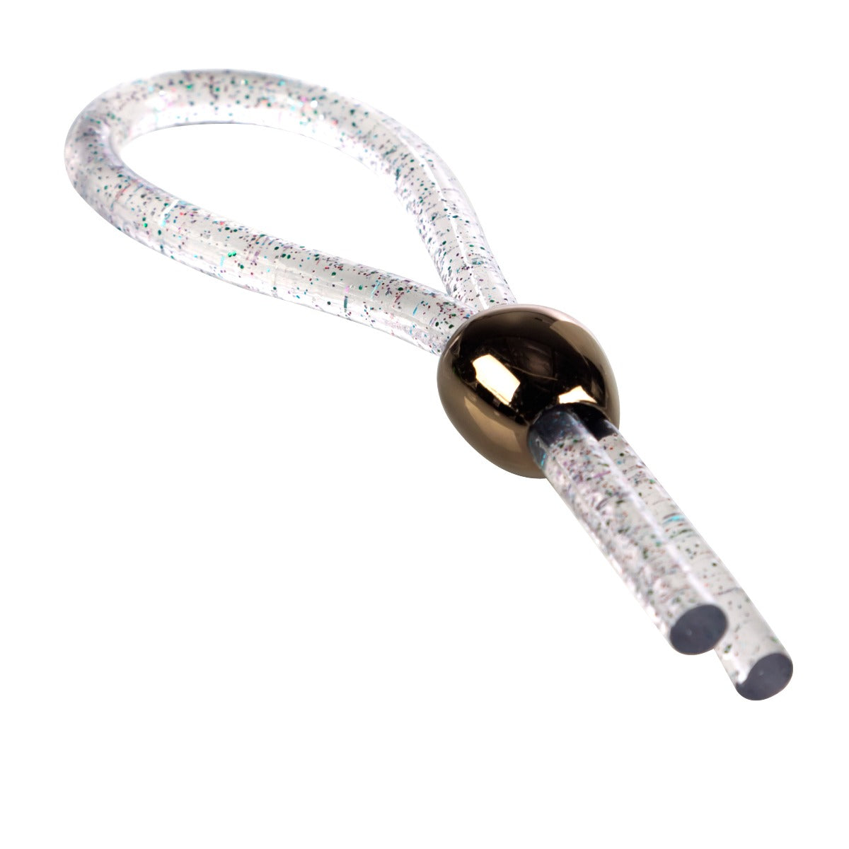 Adjustable Loop Enhancer - Clear Glitter by California Exotics - Image 3