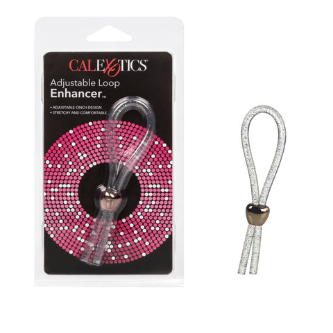 Adjustable Loop Enhancer - Clear Glitter by California Exotics