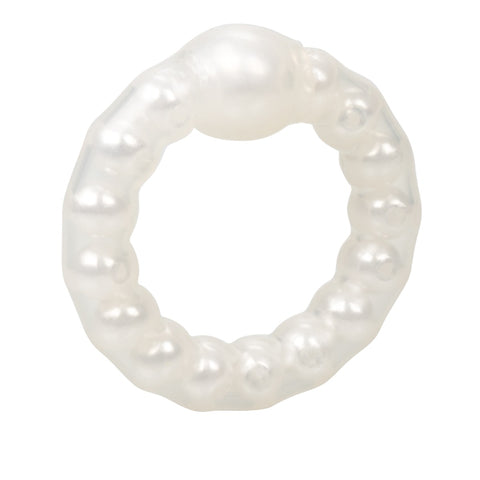 Pearl Bead Prolong Ring Pearl by California Exotics - Image 4
