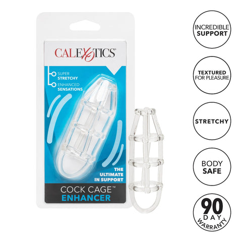 Cock Cage Enhancer - Clear by California Exotics - Image 4