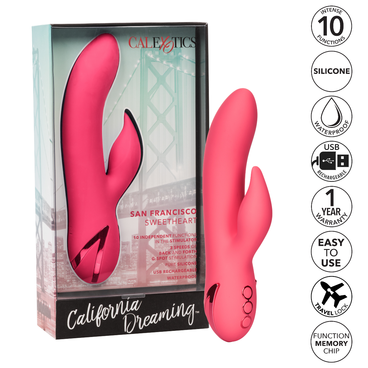 California Dreaming San Francisco Sweetheart by California Exotics - Image 4