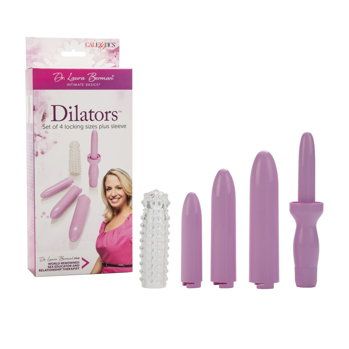 Dr Laura Berman Dilator Set Purple Dilator - 4 Sizes by California Exotics