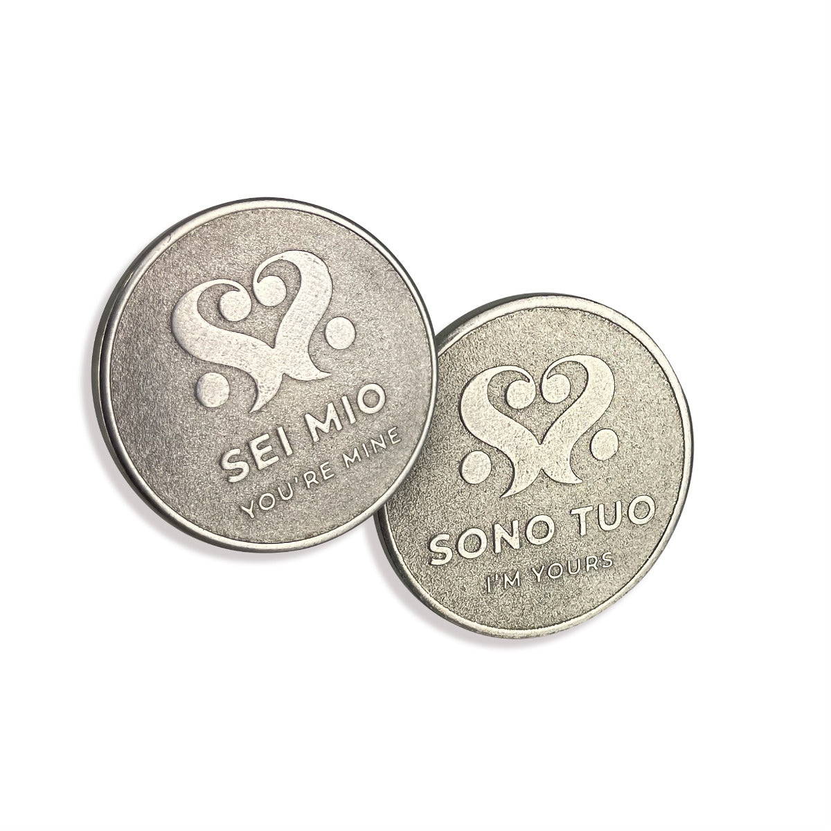 SEI MIO / SONO TUO - Stainless Steel Coin - Image 3