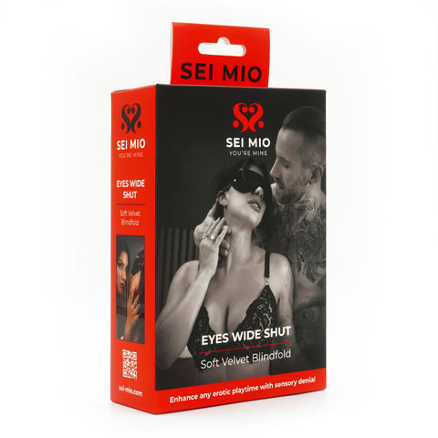 SEI MIO - Eyes Wide Shut - Soft Velvet Blindfold - Image 2