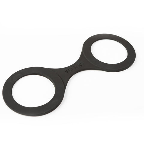 SEI MIO - Handi-Cuffs - Large Super Strong Silicone Restraint Cuffs - Image 4