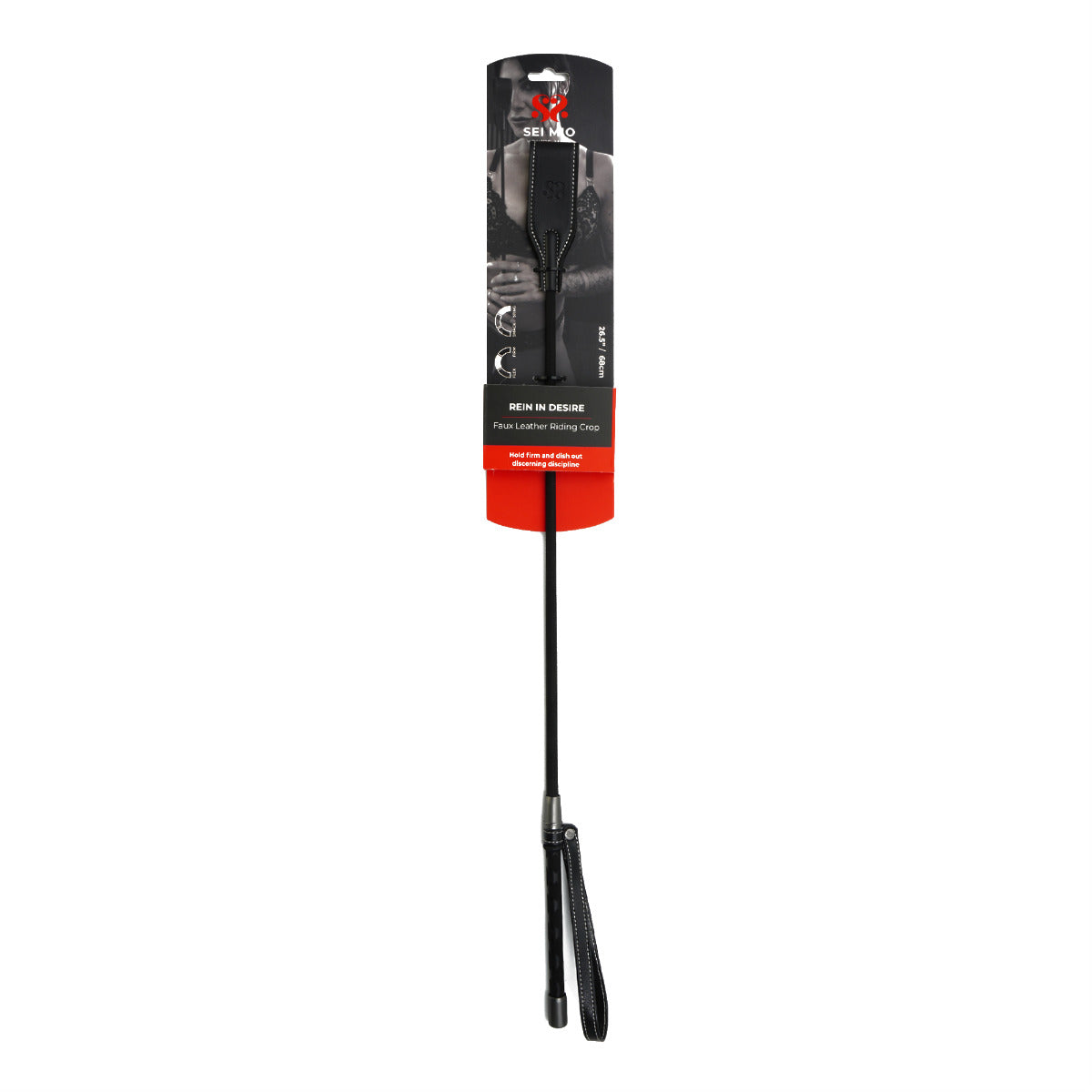 SEI MIO - Rein in Desire - Faux Leather Riding Crop - Image 2