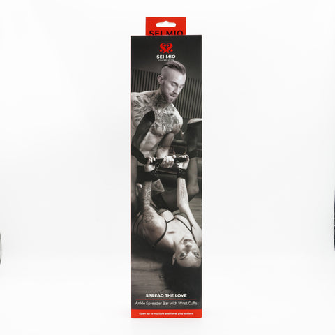 SEI MIO - Spread the Love - Ankle Spreader Bar with Wrist Cuffs - Image 4