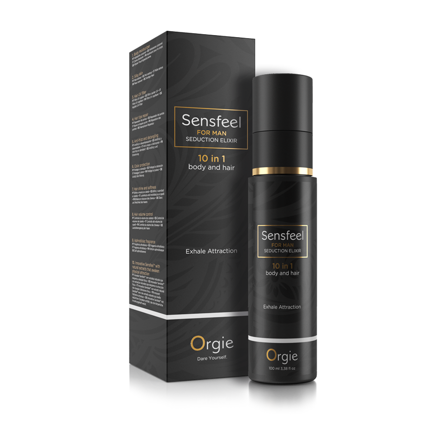 Orgie Sensfeel For Man - Seduction Elixir 10 in 1 Body & Hair - Image 4