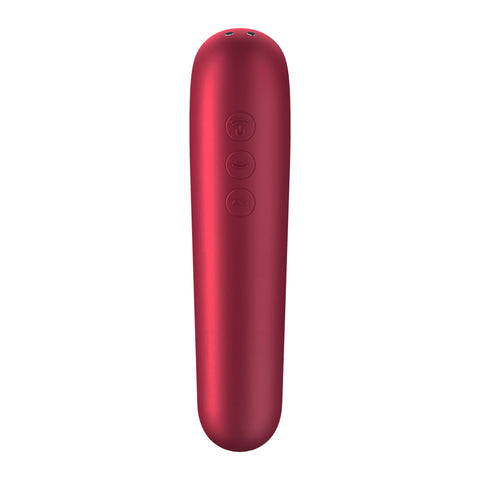Satisfyer App Enabled Dual Love - Pink/Red - Image 4
