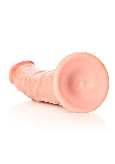 Real Rock - Curved Realistic Dildo with Suction Cup 10 inches - Skin - Image 3