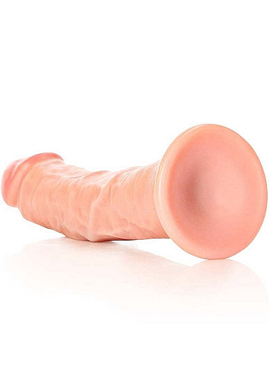 Real Rock - Curved Realistic Dildo with Suction Cup 8 inches - Skin - Image 3