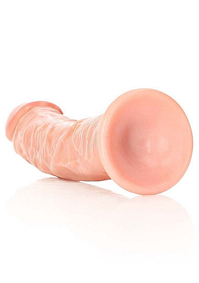 Real Rock - Curved Realistic Dildo with Suction Cup 7 inches - Skin - Image 3