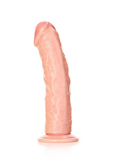 Real Rock - Curved Realistic Dildo with Suction Cup 7 inches - Skin - Image 4