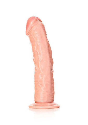 Real Rock - Curved Realistic Dildo with Suction Cup 7 inches - Skin - Image 4